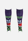 Voodoo Inner Socks Jeepers Monster Indigo/Green